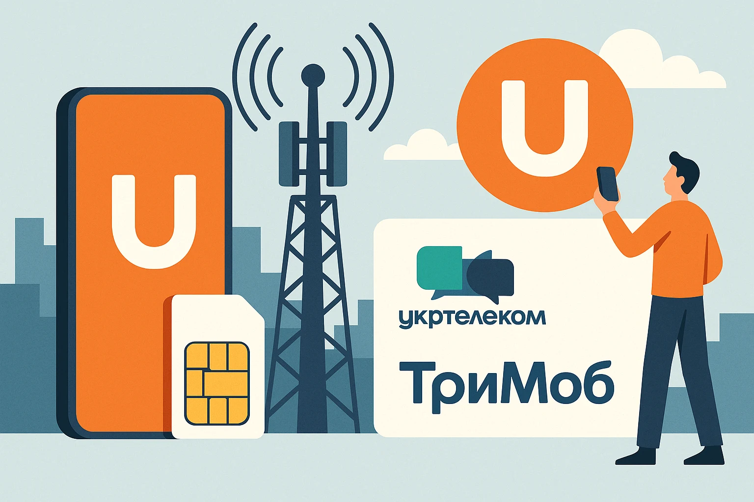 U Mobile от Укртелеком начал работу на базе ТриМоб
